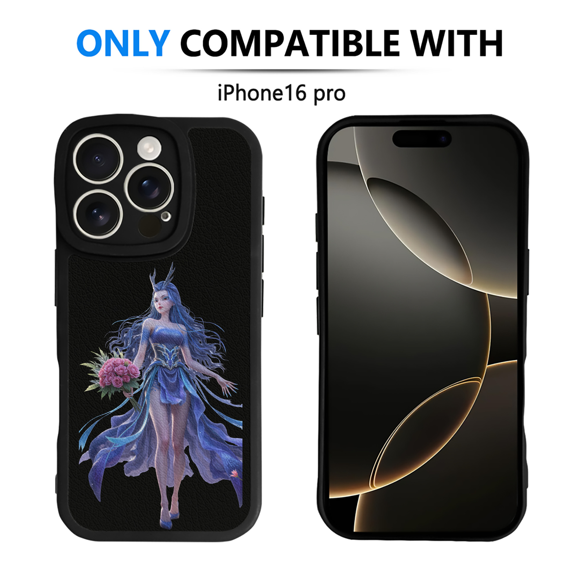 （画像用） Ne Zha 2 ナタ 魔童の大暴れ 【iPhone 16シリーズ対応】シリコンスマホケース（レザー調） 材質：シリコン